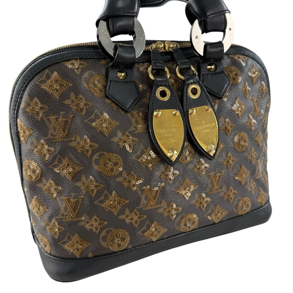 Louis Vuitton Amber Monogram Eclipse Sequins Alma… - image 5